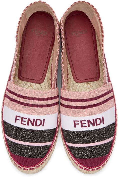 fendi espadrilles pink|fendi clothing for women.